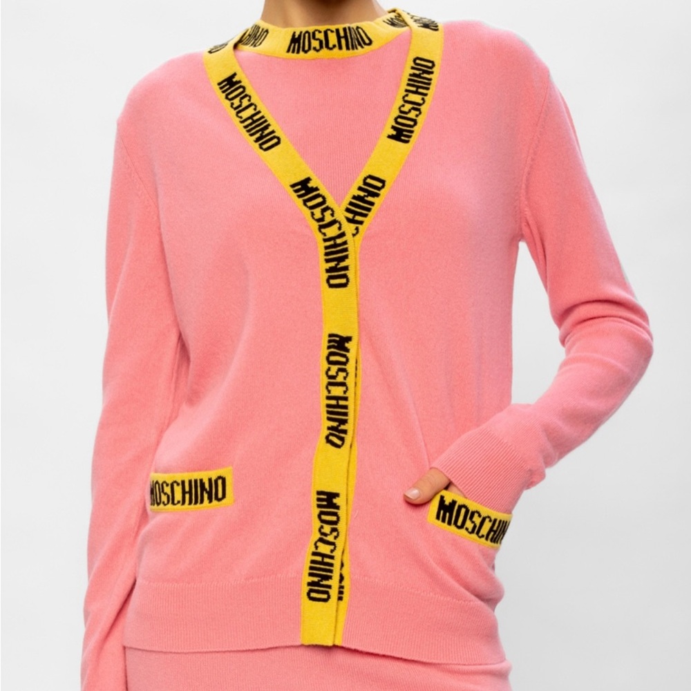 MOSCHIINO COUTURE LOGO CARDIGAN - Picture 9 of 12